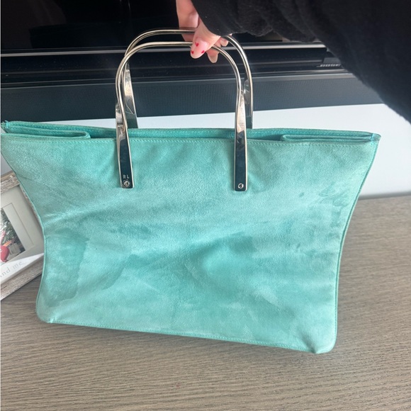 Turquoise Ralph Lauren tote bag - Picture 2 of 5